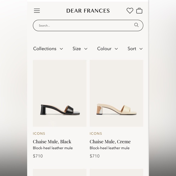 Brand New! Dear Frances Chaise Mule Lilac size 38/7.5 - Picture 3 of 3